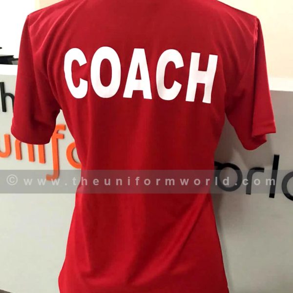 Round Neck T Shirt Cotton Red Little Gym 4 Uniforms Manufacturer and Supplier based in Dubai Ajman UAE