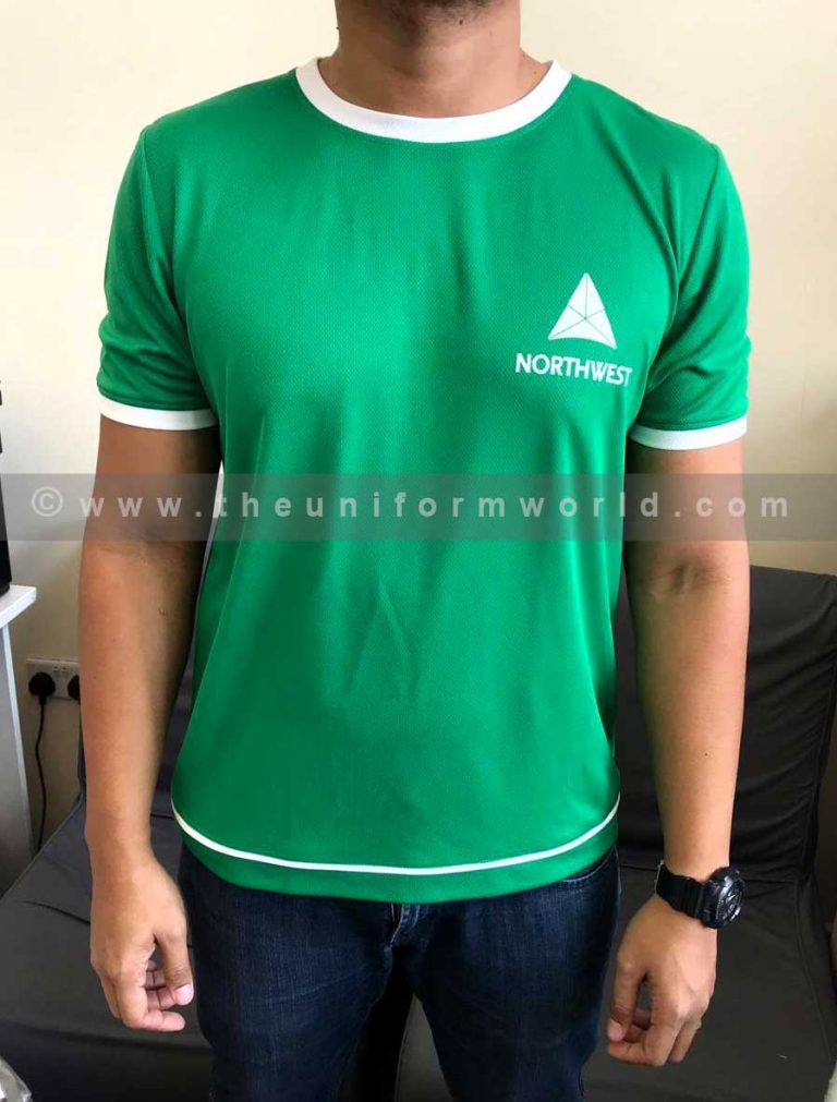 Round Neck T Shirt Drifit 2Tone Northwest 4 Uniforms Manufacturer and Supplier based in Dubai Ajman UAE