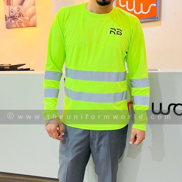 Round Neck T Shirt Hi Viz Rb 1 Uniforms Manufacturer and Supplier based in Dubai Ajman UAE