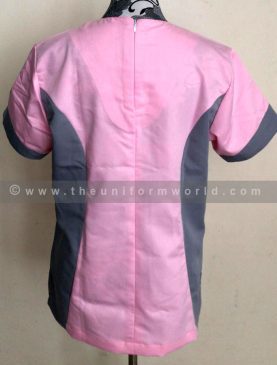 Scrubs Paneled 2Tone Pink Grey 1 Uniforms Manufacturer and Supplier based in Dubai Ajman UAE