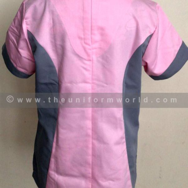 Scrubs Paneled 2Tone Pink Grey 1 Uniforms Manufacturer and Supplier based in Dubai Ajman UAE