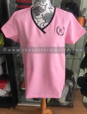 Scrubs Pipe Pink 1 Uniforms Manufacturer and Supplier based in Dubai Ajman UAE
