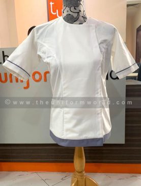 Scrubs Piped White Uniforms Manufacturer and Supplier based in Dubai Ajman UAE