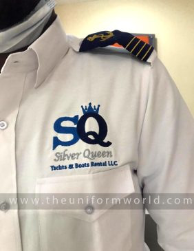 Shirt Epaulette Captain Shirt Silver Queen 2 Uniforms Manufacturer and Supplier based in Dubai Ajman UAE