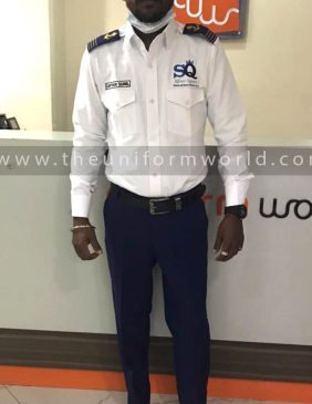 Shirt Epaulette Captain Shirt Silver Queen 5 Uniforms Manufacturer and Supplier based in Dubai Ajman UAE