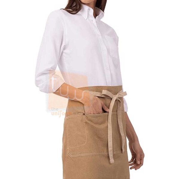 Bistro Apron1002 3 Uniforms Manufacturer and Supplier based in Dubai Ajman UAE